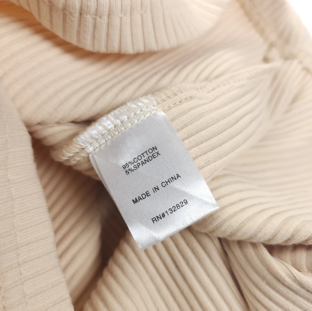 New Superdown Cream Partial Wrap Sweater Dress Size S - Picture 12 of 13